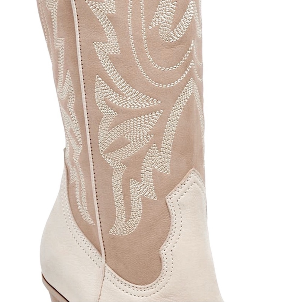 Dolce Vita‎ Cowboy Western Boots Blanch - Picture 5 of 16